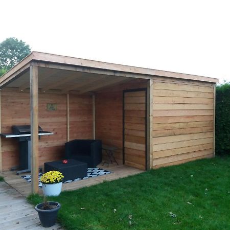 Luxe Bungalow Op Rustig Vakantiepark. Dronrijp Esterno foto
