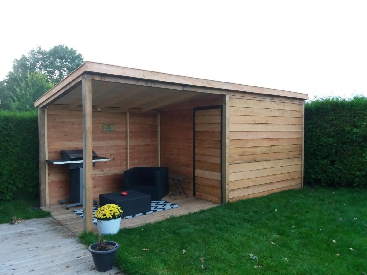 Luxe Bungalow Op Rustig Vakantiepark. Dronrijp Esterno foto